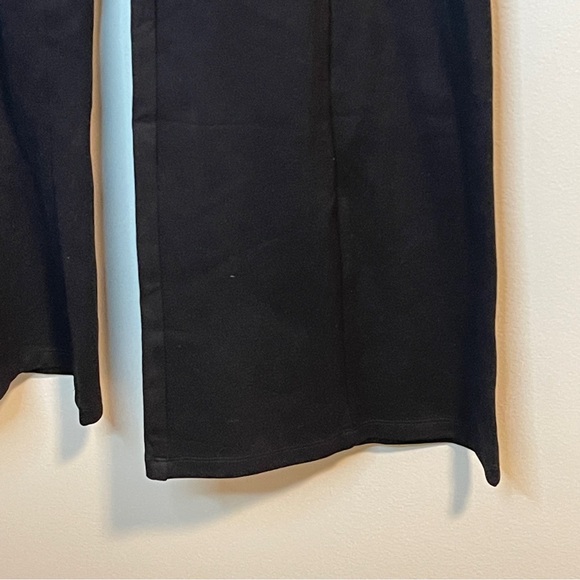 Eloquii Flat Front Pull On Bootcut Straight Black Pants Women's Size 26 - Picture 4 of 6